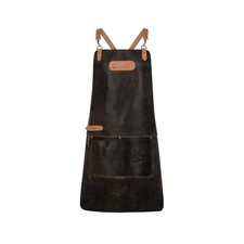 Butcher Genuine Leather Apron for Men Women Heavy Duty BBQ, Grill Wo