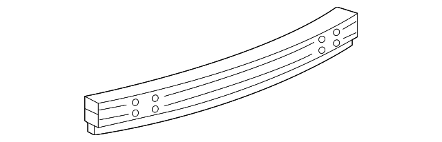 Genuine GM Rear Bumper Impact Bar Part 25832902 Replacement