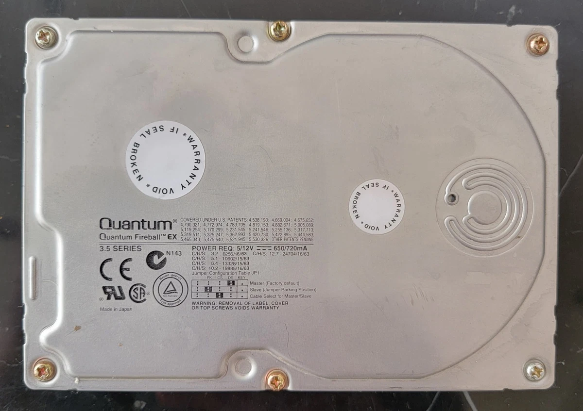 Quantum 3.5 in Form Factor Internal Hard Disk Drives 5400 RPM