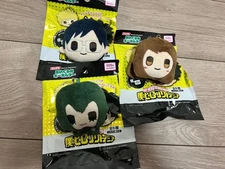 My Hero Academia Plush Keychain Set Iida, Uraraka, Tsuyu Daiso Used