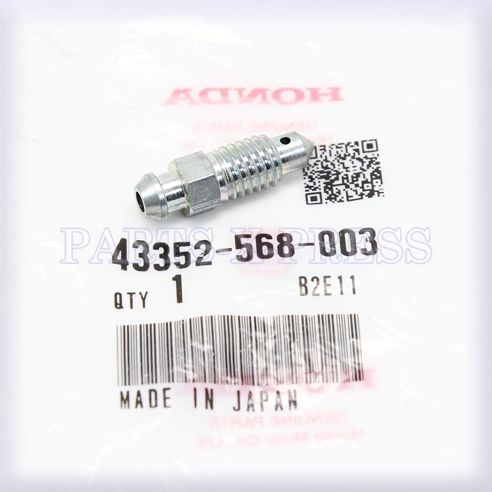 GENUINE OEM HONDA DEL SOL ACCORD ACURA MDX NSX BRAKE BLEEDER SCREW