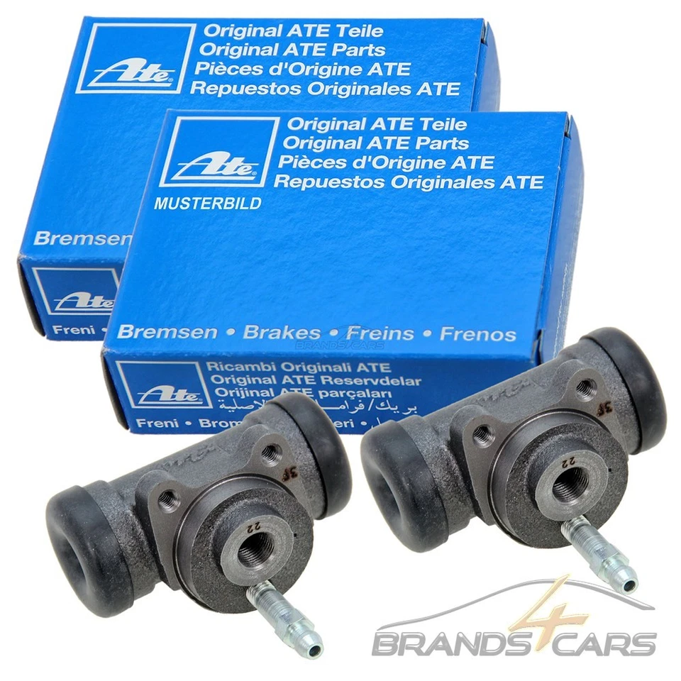 ATE 2x RADBREMSZYLINDER HINTEN FÜR VW POLO 6N 6N1 6N2 86C 6K SANTANA 81-84 - Bild 1 von 1