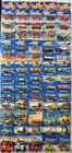 Vintage Hot Wheels Lot Of 72  Cars From 1986-1995 Older Blue Cards