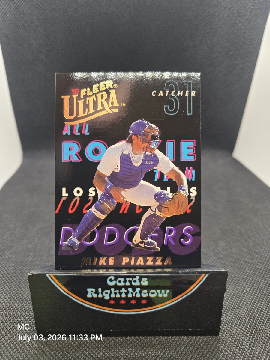 Fleer Mike Piazza Baseball Sports Trading Card Singles Rookie for