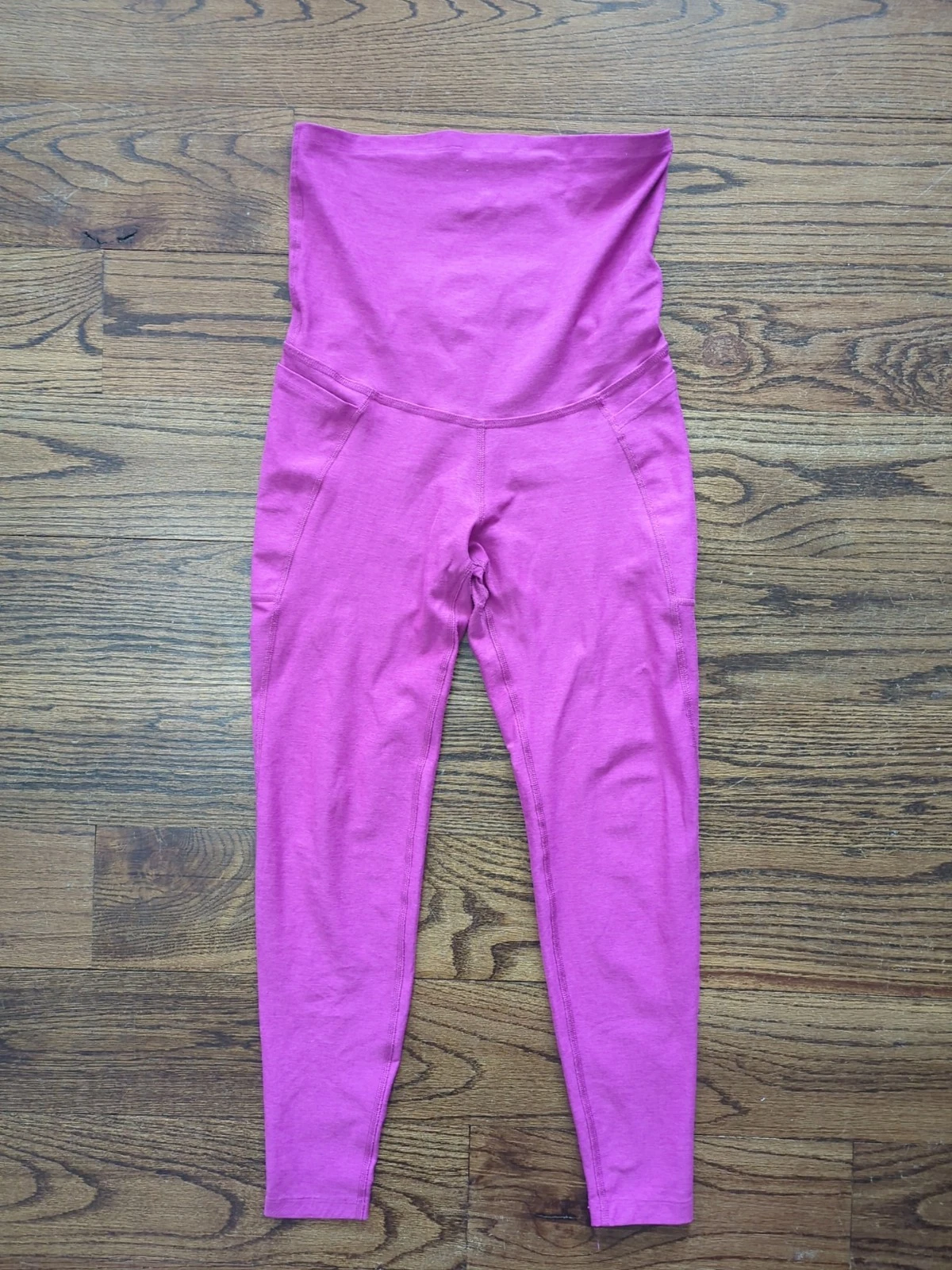beyond-yoga beyond the bump maternity side pockets leggings
