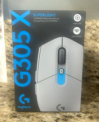 Logitech G305 X SUPERLIGHT LIGHTSPEED Wireless 44000 DPI 6Btn RGB White
