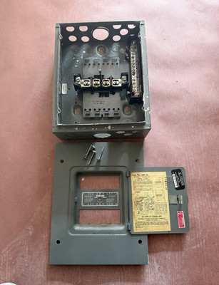 Federal Pacific Electric Stab-Lok 100A 240V Main Breaker Panel 108-16