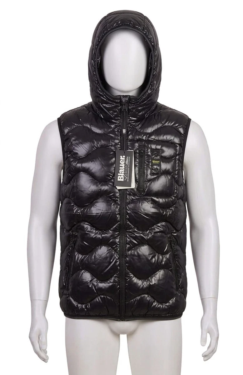 Ibex - Gilet Invernale Imbottito Da Uomo Senza Maniche - Leggero In Microfibra, Nero Taglia M - Con Tasche Multiple