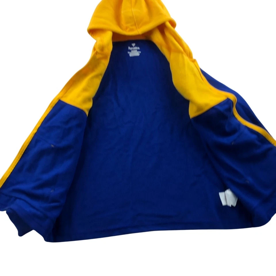 Golden State Warriors Fanatics Mens Hoodie XL Full Zip Basketball Varsity Jacket - Image 3 of 4