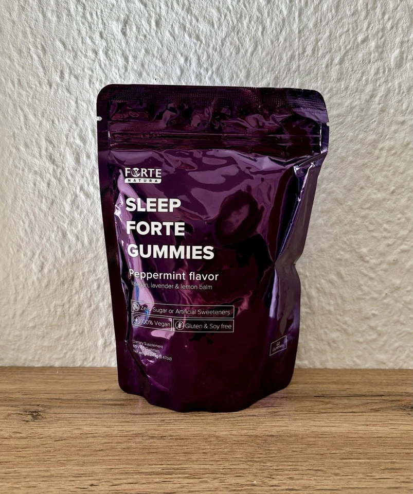 Forte Natura Sleep Forte Gummis Peppermint Flavor vegan,glutenfrei OVP