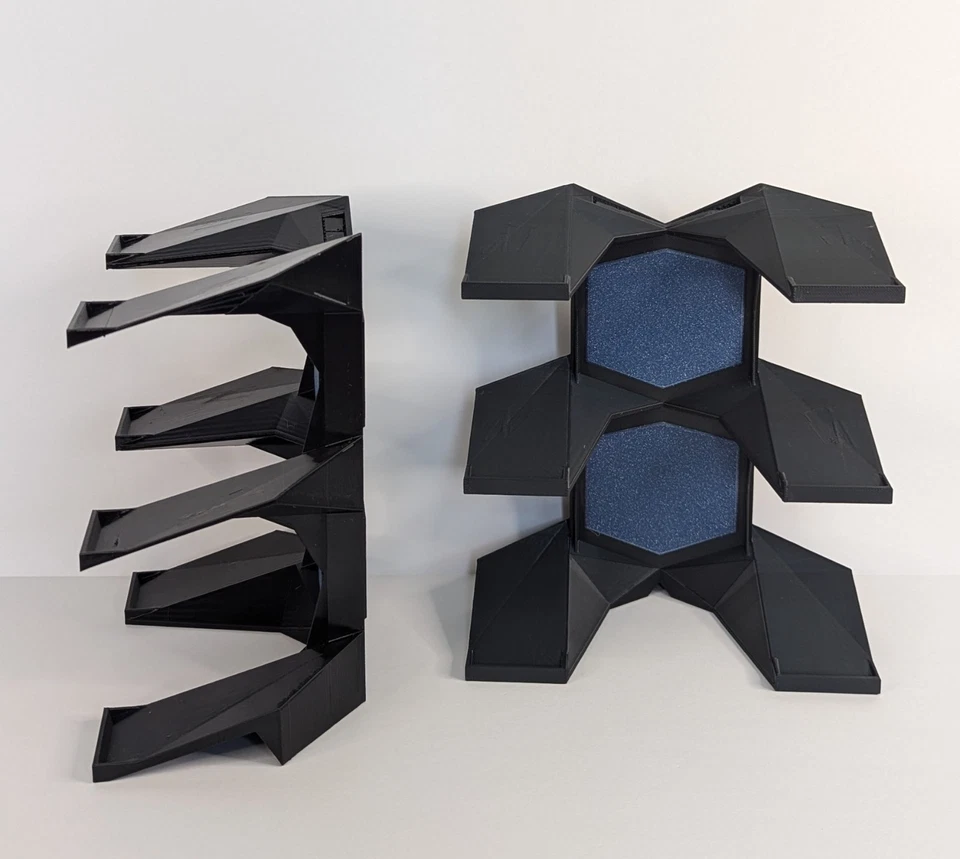 Soporte para modelos de coches escala 1/18 1:18 - Tiene capacidad para 3 coches negro RGB Foto 4 de 4