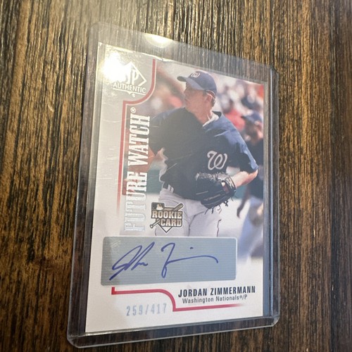 2009 SP Authentic - #240 Jordan Zimmermann #259/417 (AU) - 第 3/4 張圖片