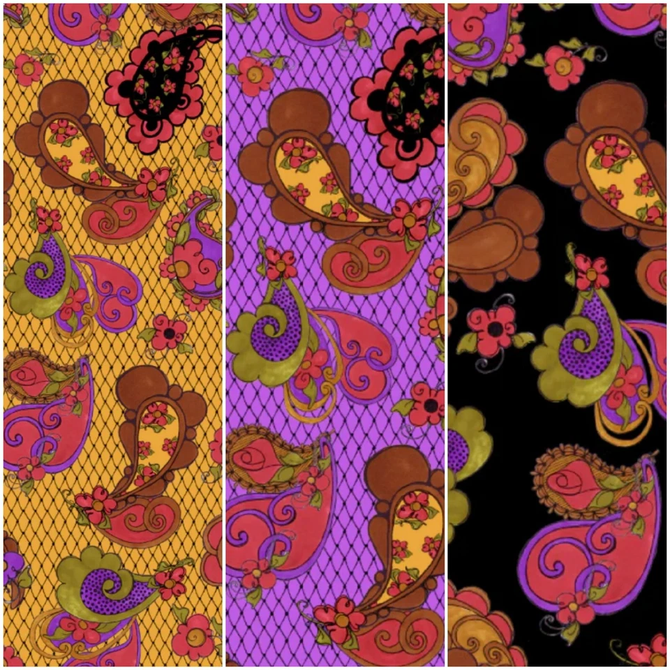 Loralie Designs - Tela de acolchado y artesanía gitanos arrojados - con gitana Foto 4 de 4