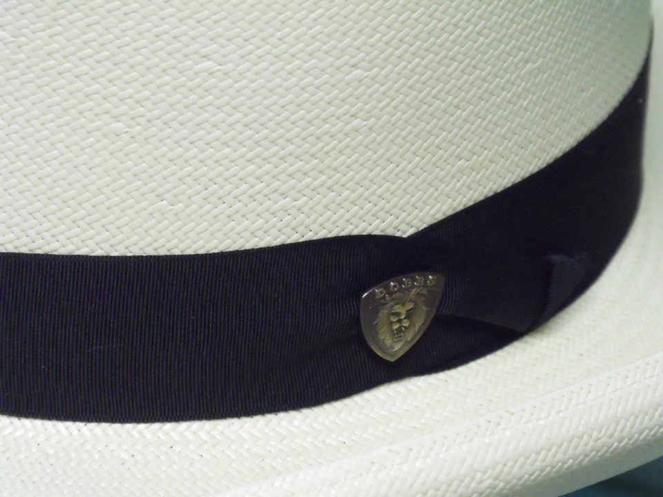 DOBBS BASINO GENUINO SHANTUNG PANAMÁ PAJA JUGADOR Foto 3 de 4