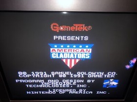American Gladiators NES Nintendo  Entertainment 1993 Tested Authentic CART ONLY