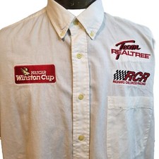 Eddie Bauer Shirt Mens XL Wintson Cup Richard Childress Racing Long Sleeve 90s
