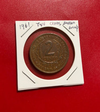 1961 BRITISH CARIBBEAN TERRITORIES    2 CENTS COIN    EASTERN GROUP
