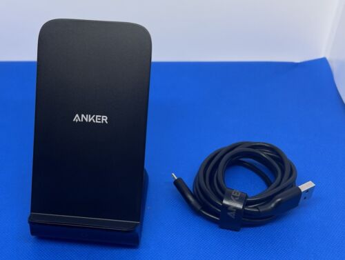 Anker Powerwave A2521011 7.5W Fast Wireless Charger Stand - Black - Afbeelding 1 van 10