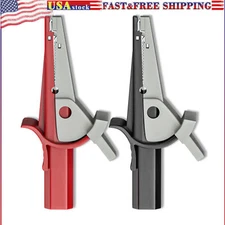 Heavy Duty Alligator Clips Full Insulated Crocodile Clips with 4mm Banana Female