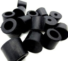 Screw In Rubber Foot Bumper Pad Fits 5 1/8" Screw Hole, Has 5/8" Pad 1/2" Tall