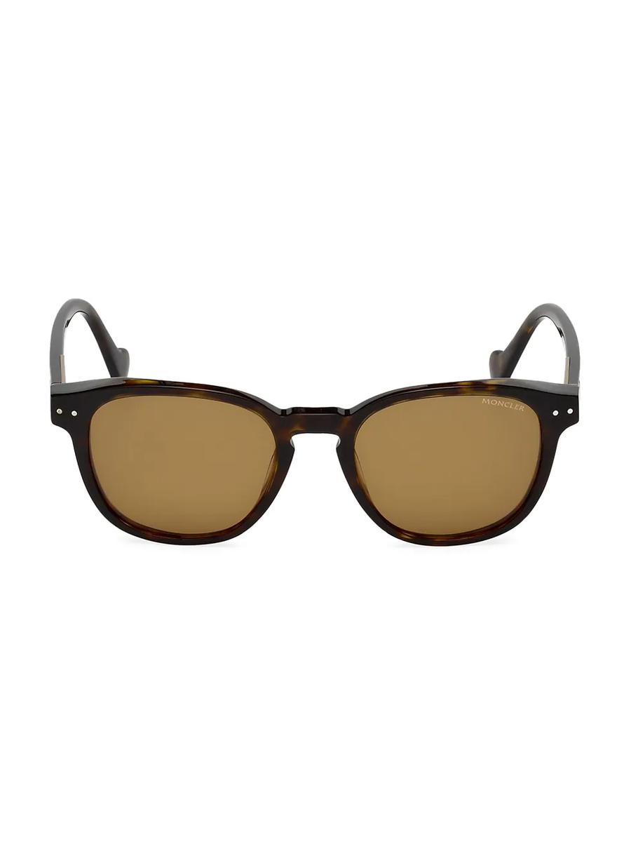 Authentic Unisex Moncler Dark Havana Brown Sunglasses ML0010 51mm