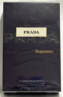 PRADA Amber Pour Homme EDT Spray 100ml / 3.4oz New & Sealed In Box