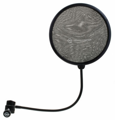 König & Meyer Antipop Mikrofon 23966 Pop Shield Large Screen schwarz
