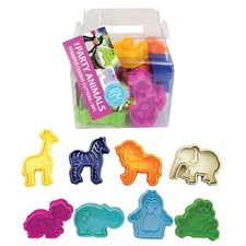 R&m Animal Cookie Stamper Zoo Animal Giraffe Zebra Lion Elephant Turtle Hippo Pe