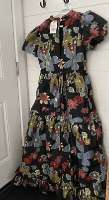 【英国発Sister Jane】Pepper floral-jacquard midi dress Sister Jane Pepper Floral Cami Midi Dress | Urban Outfitters