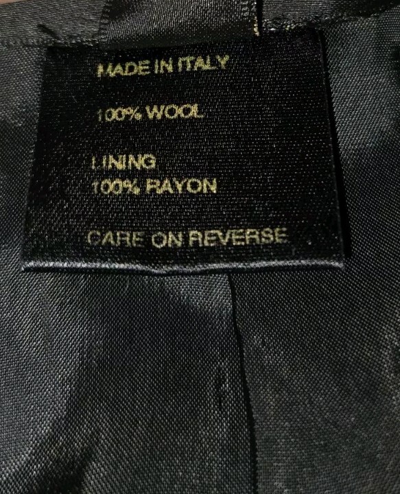 Griffith Gray St. John Womens Sz. 6 Wool Blazer Gold Buttons Navy Blue