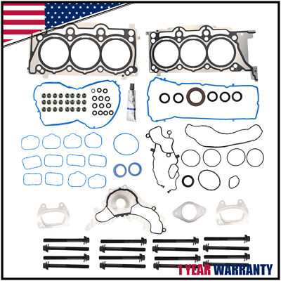 Head Gasket Set Bolts For Ram Chrysler Dodge Avenger Jeep 3.6L DOHC VIN G 11-16