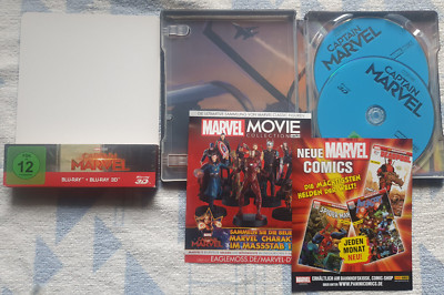 Captain Marvel [Blu-Ray + 3D Blu-ray] [Limited Edition] Brie Larson