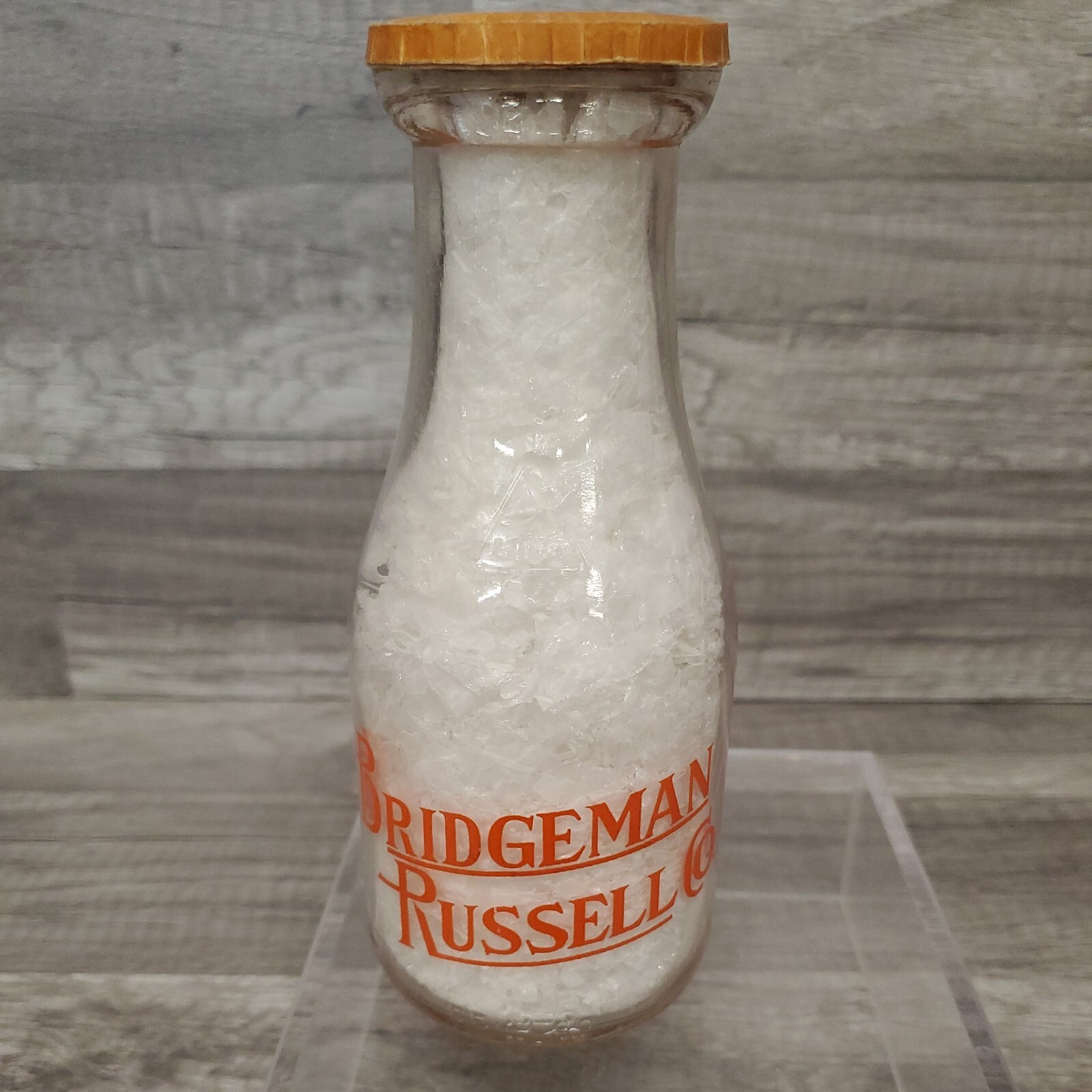 Pint Milk Bottle Bridgeman Russell Dairy Duluth Minnesota Michigan