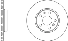 Vented Brake Discs and Pads Front Proformer PBD8434+PBP7293 fits RENAULT MERC