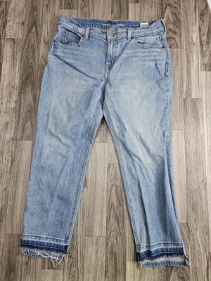 Old Navy Jeans Womens Petite Light Wash Mid-Rise Boyfriend