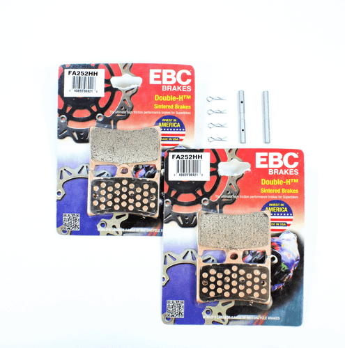 EBC HH Sintered Brake Pads+Pins for 2004-14 Yamaha XV 1700 ROAD STAR Front 2 Pr - Bild 1 von 1