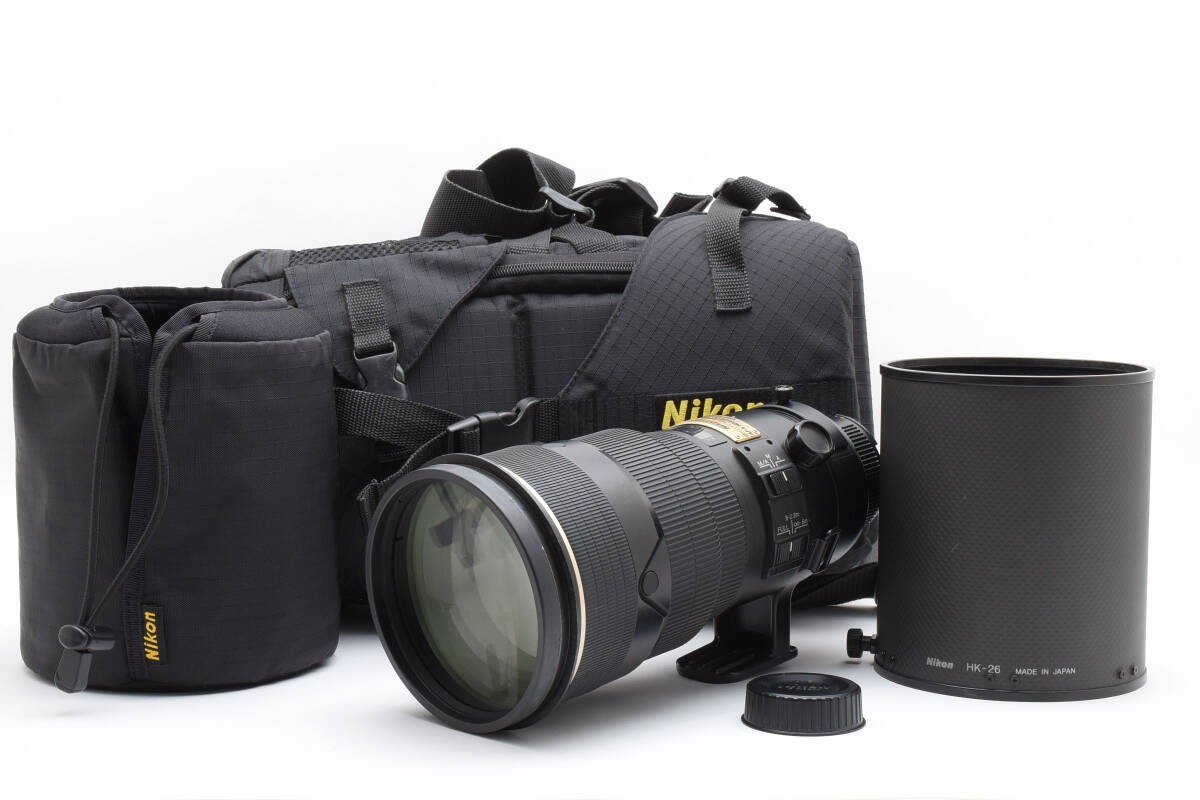 NIKON AF-S NIKKOR 300mm f/2.8G ED VR II Lens Bag Set Working USED