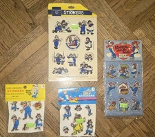 Vintage Raggedy Ann & Andy Three-Dimensional Puffy Stickers Bobbs Merrill  &