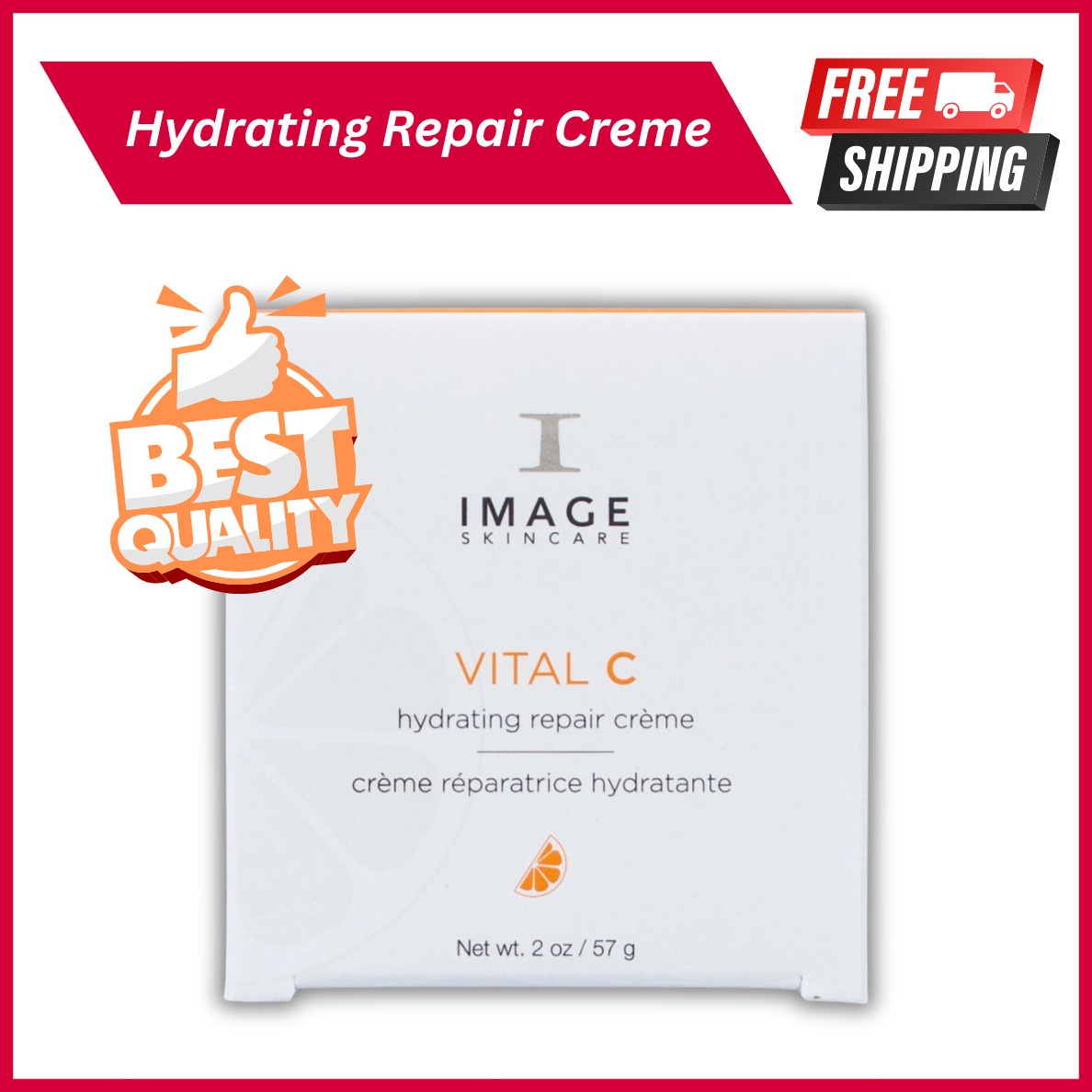 🍊vital C Hydrating Repair Creme 2oz/57g ✅authentic Sealed