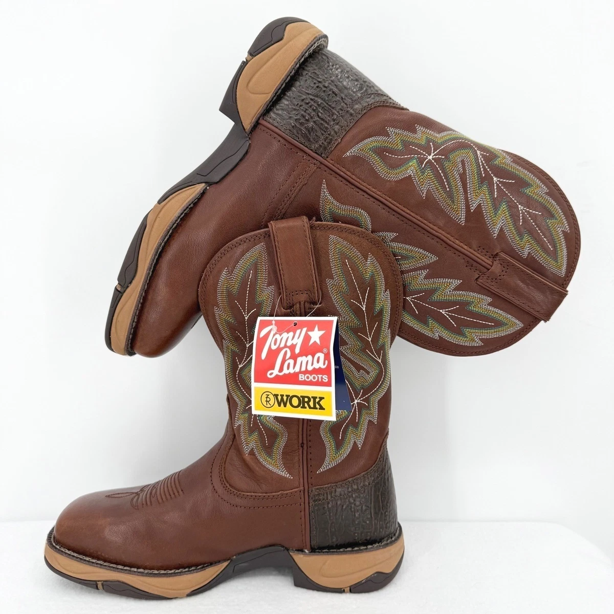 Men\'s Tony Lama Lace Up Work Boots: HARLINGEN - TW2006 Size 8.5D Tony Lama Workwear Boots for Men for Sale | Shop New & Used  main image 2
