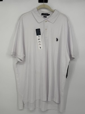 U.S. Polo Assn. White Men's Polo Short Sleeve 2XL NWT
