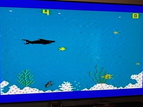 Shark! Shark! - Intellivision - w/ Manual & Two Overlays - Tested & Works