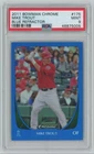 2011 Bowman Chrome BLUE Refractor Mike Trout Rookie /150 PSA 9 Angels #175 C28