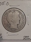 1905-O Barber Half Dollar