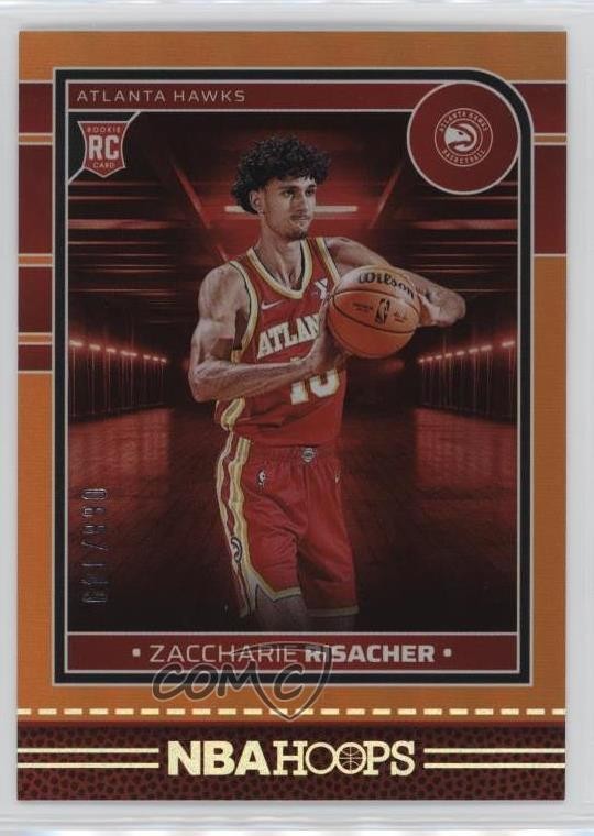 2024-25 Panini NBA Hoops Rookies Orange /149 Zaccharie Risacher #231 1co7