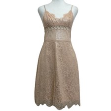 Victoria  s Secret Dream Angels Y2K Floral Lace  Ring Slip Dress sz XS READ