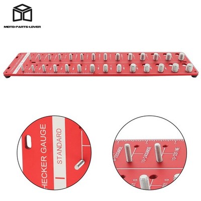 28 Thread Identifier Gauge Inch & Metric Screw Size Nut and Bolt Thread Checker