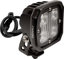 Denali Electronics D4 LED Light Pod With DataDim 3.9" Black White