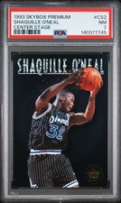 1993 SKYBOX PREMIUM CENTER STAGE #CS2 SHAQUILLE O'NEAL PSA 7