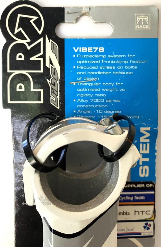 NOS Shimano Pro VIBE 7S threadless STEM 110mm 31.8 Handlebar 1-1/8" 10° - Image 2 of 4